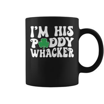 I'm His Paddy Whacker Groovy Couples St Patrick's Day Coffee Mug - Monsterry