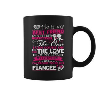 I'm Proud To Be His Fianée Tasse - Cadeauxyz