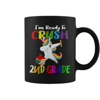 I'm Ready To Crush 2Nd Grade Second Grader Dabbing Unicorn Coffee Mug - Monsterry CA