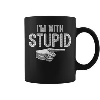 I'm With Stupid Couples Im With Stupid Coffee Mug - Monsterry CA