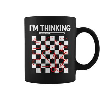 I'm Thinking Chess Apparel Chess Coffee Mug - Seseable