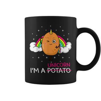I'm A Unicorn Potato Root Vegetable Spud Vegan Keto Coffee Mug - Monsterry AU