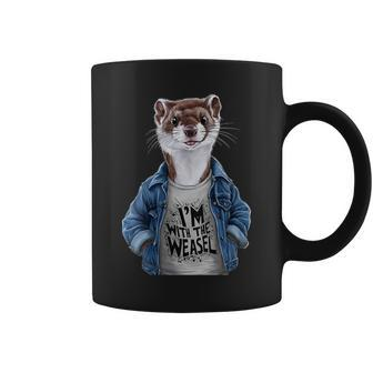 I'm With The Weasel Matching Weasel Weasel Lovers Coffee Mug - Monsterry