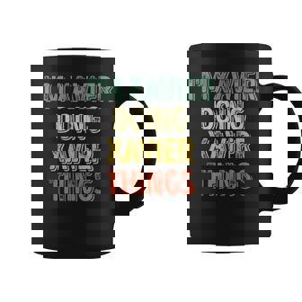 I'm Xavier Doing Xavier Things Personalized First Name Coffee Mug | Seseable UK