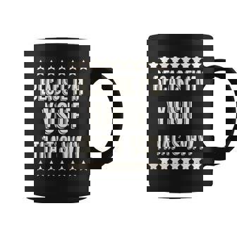 Because I'm Yusuf That's Why Name Coffee Mug - Seseable