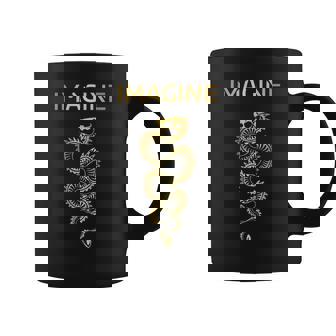 Imagine Fantasy Dragon Tattoo Style Coffee Mug - Thegiftio UK