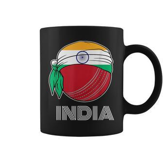 India Cricket Fan Fans Kit Indian Cricket Coffee Mug - Monsterry