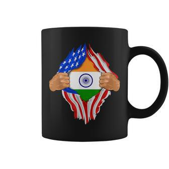 Indian Blood Inside Me India Flag Coffee Mug - Monsterry