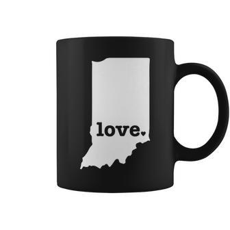 Indiana Love Hometown State Pride Coffee Mug - Monsterry