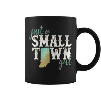 Indiana Small Town Girl Hometown State Roots Home Coffee Mug - Monsterry AU