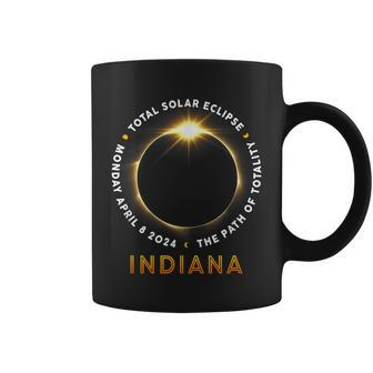 Indiana Total Solar Eclipse 2024 Totality 040824 America Coffee Mug - Monsterry DE