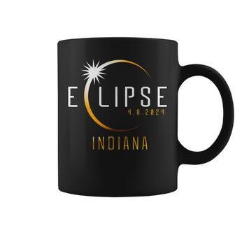 Indiana Total Solar Eclipse 2024 Totality April 8 Women Coffee Mug | Mazezy