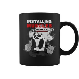Installing Muscles Please Wait Exercise Coffee Mug - Monsterry UK