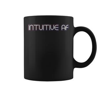 Intuitive Af Outline Coffee Mug - Monsterry