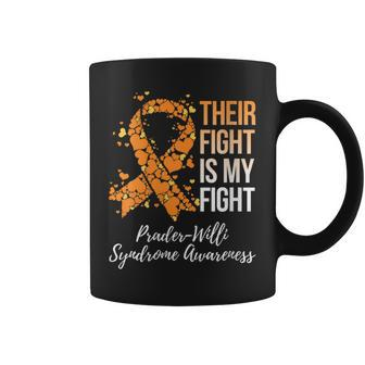 Their Fight Is My Fight Prader Willi Syndrome Awareness Coffee Mug - Thegiftio UK