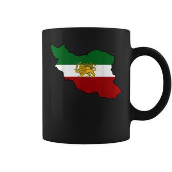 Iran Flag With A Lion Coffee Mug - Monsterry