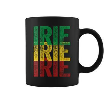 Irie Irie Irie Roots Reggae Jamaica Jamaican Slang Coffee Mug - Monsterry CA