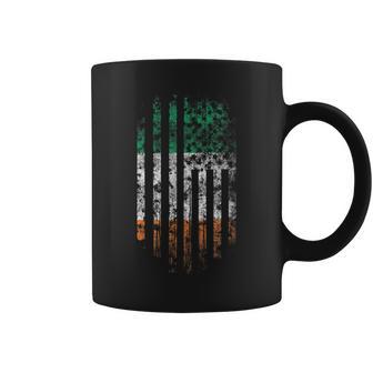 Irish American Flag Ireland Saint Patrick's Day Coffee Mug - Monsterry