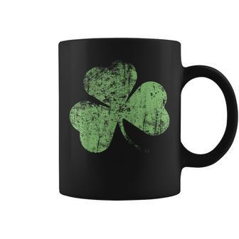 Irish Shamrock Ireland Emblem Flag Shamrock Vintage Coffee Mug - Monsterry