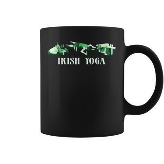 Irish Yoga St Patrick's Day Drunk Coffee Mug - Monsterry UK