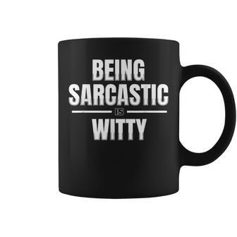 Irony Sarcastic Sarcasm Ironic Humor Irony Coffee Mug - Thegiftio UK