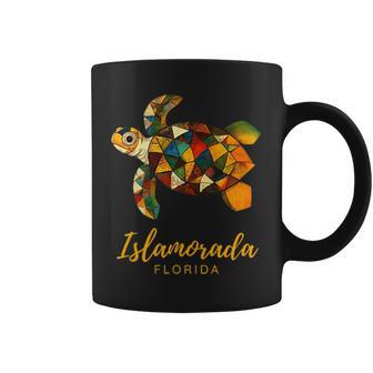 Islamorada Fl Florida Keys Vintage Tribal Sea Turtle Coffee Mug | Mazezy CA