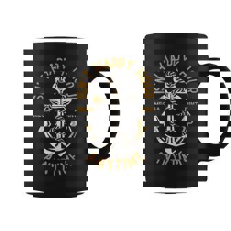 Isn't Happy Hour Anytime Mega Pint Vintage Anchor Coffee Mug - Thegiftio
