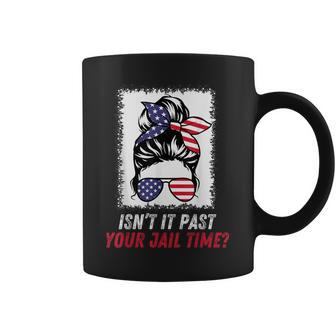 Isn't It Past Your Jail Time Sarcastic Quote Coffee Mug - Monsterry DE