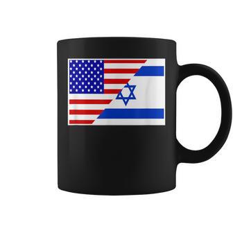 Israel And America Friendship Countries Flag Outfit Coffee Mug - Monsterry CA