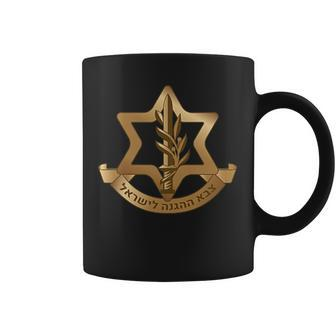 Israel Defense Force Idf Israeli Armed Forces Emblem Coffee Mug | Mazezy