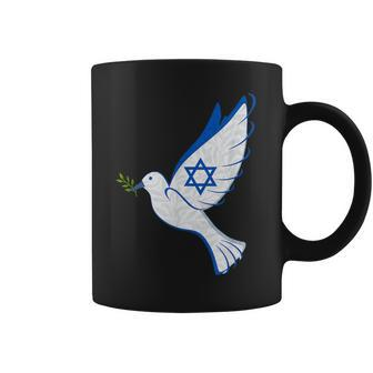 Israel Pro Support Stand Strong Peace Love Jewish Girl Coffee Mug - Monsterry UK