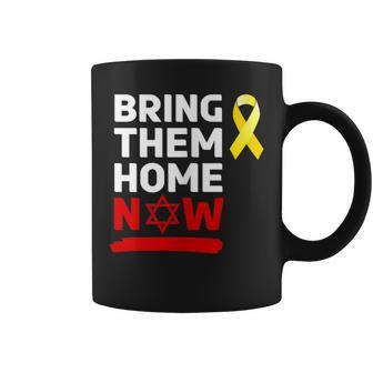 Israel Yellow Ribbon Symbol Bring Them Back Home Now Coffee Mug | Mazezy DE