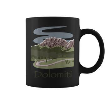 Italian Dolomites Hiking Travel The Alps Apparel Coffee Mug - Monsterry