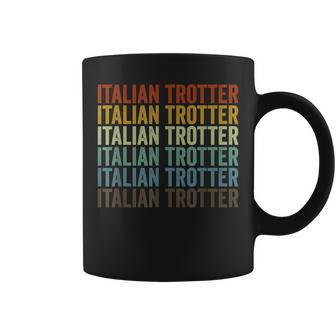 Italian Trotter Horse Retro Coffee Mug - Monsterry