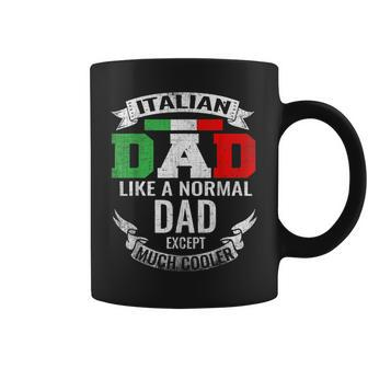 Italy Flag Colours Cool Italian Dad Just Like Normal Dad Coffee Mug - Monsterry AU