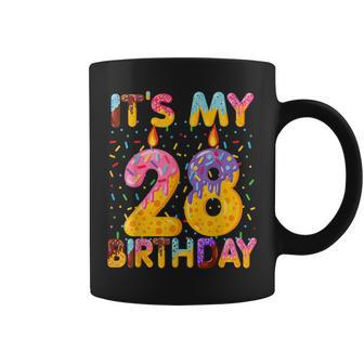 It's My 28Th Birthday Sweet Donut 28 Years Old Coffee Mug | Crazezy AU
