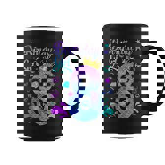 It's My 8Th Bday Mermaid Birthday Girls 8 Years Old Coffee Mug | Mazezy