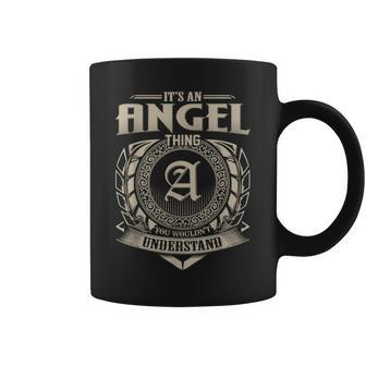 It's An Angel Thing You Wouldn't Understand Name Vintage Coffee Mug - Seseable