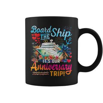 It's Our Anniversary Trip Couples Matching Marriage Cruise Coffee Mug - Thegiftio