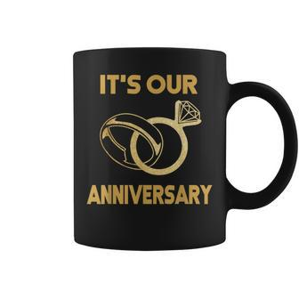 It's Our Anniversary Wedding Love You Wife Husband Coffee Mug | Seseable CA