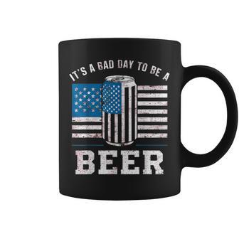 Its A Bad Day To Be A Beer Red Coffee Mug - Monsterry DE