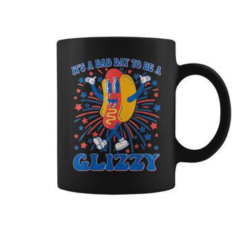 It’S A Bad Day To Be A Glizzy 4Th Of July Hotdog Coffee Mug - Seseable