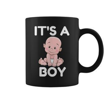 It's A Boy Blue Boy Baby Shower Adoption Gender Revea Coffee Mug - Thegiftio UK