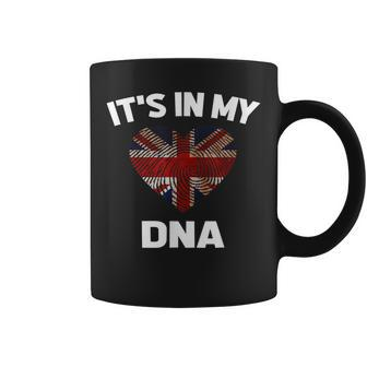 It's In My Dna British Flag Union Jack Britain Uk Coffee Mug - Monsterry DE