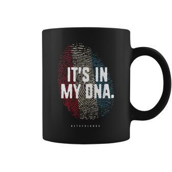 It's In My Dna Netherlands Flag Dutch Roots Coffee Mug - Monsterry