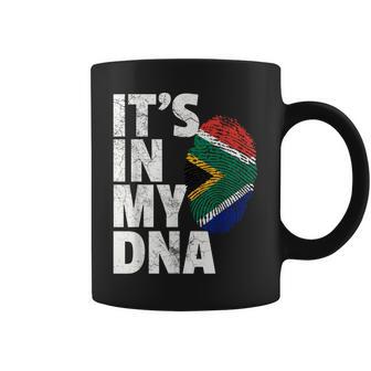 It's In My Dna South Africa African Flag National Pride Coffee Mug - Monsterry