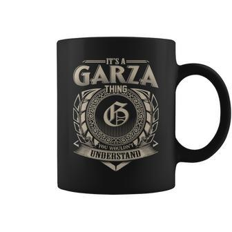 It's A Garza Thing You Wouldn't Understand Name Vintage Coffee Mug - Seseable