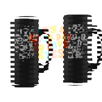It's A Good Day To Save Eyes Groovy Optometrist Optometry Coffee Mug - Seseable