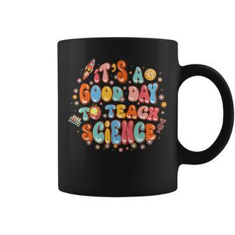 It's A Good Day To Teach Science Teacher Groovy Retro Coffee Mug - Seseable
