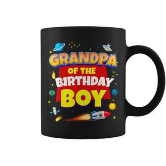 Its My Grandpa Birthday Boy Space Astronaut Family Matching Coffee Mug | Mazezy AU